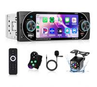 Hodozzy RDS Autoradio 1 Din con CarPlay Wireless Android Auto,Schermo da 5.1 Pollici con USB Type-C, Compatibile con Bluetooth 5.2, FM, Ricarica Rapida, EQ Comandi al Volante, Telecamera Posteriore