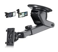 Hodozzy Supporto per Schermo Auto con Rotazione a 360°per Autoradio Carplay Portatile, Supporto Verticale per Navigatore GPS Support0 Ventosa da Cruscotto per Auto Staffa Portatile