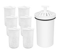 HODSEUKIN Ricambio per filtro Brita, brocche e dispenser Brita, Classic OB03, Mavea 107007 e altri. 6 elementi filtranti + 1 parte in plastica