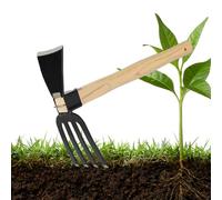 Hoe a diserbo integrale-Pick del suolo per la casa, Mini Zat di piantagione di verdure, strumento di scavo esterno multifunzione | Attuazione del giardino resistente alla ruggine compatta per letti pa