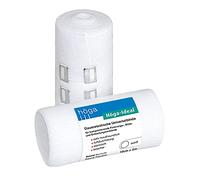 Höga ideale, permanentemente elastico universale vincolante, 10 cm x 5 m dell'applicazione, non irrita la pelle, traspirante, elastico, 2-pacchetto.