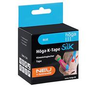 Höga-K-Tape-Silk - Nastro kinesiologico in seta, 5 cm x 5 m, colore: Blu