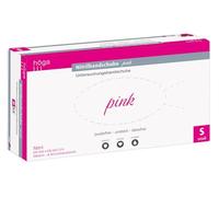 Höga Pharm guanti in Nitrile rosa, SMALL, senza talco, non sterili, 1er Pack (1 x 100 pezzi)