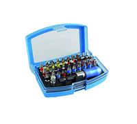 Högert HT1S400 - Set di punte per cacciavite, 1/4, colore: Argento