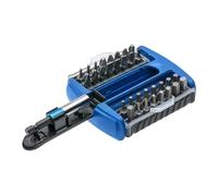 Högert Set di punte per cacciavite, punte per cacciavite, set di cacciaviti - argento, 1/4", HT1S402, 33 pezzi