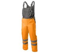 Högert Technik AICH - Salopette invernali da uomo, impermeabili, foderate, riflettenti, EN ISO 20471, classe 1, 4 tasche, arancione, Oxford 300D, Colore: arancione., XL