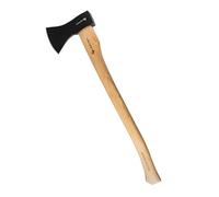 HÖGERT TECHNIK Ascia multiuso 1200 g con manico in legno di noce americano, per spaccare e tagliare, lama temprata 47-55 HRC, fissaggio con cuneo, DIN 5131