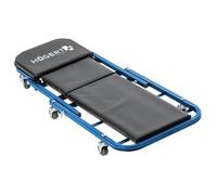 Högert Technik, Banco da Lavoro con Seduta 2 in 1, Sgabello, inclinazione Regolabile, 6 Ruote, Struttura in Acciaio, Imbottitura Senza Danni, Portata 150 kg