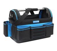 HÖGERT TECHNIK Borsa per attrezzi, professionale, multifunzione, impermeabile, in poliestere 600D, con 12 tasche esterne e 11 tasche interne (41,5 x 22,5 x 31 cm)