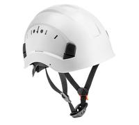 HÖGERT TECHNIK - Casco protettivo, casco da cantiere in ABS, EN 397, sistema a cricchetto, ventilazione, sottogola, casco da lavoro per cantieri e industrie, casco di sicurezza regolabile