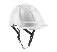 HÖGERT TECHNIK - Casco protettivo, casco da cantiere in ABS, EN 397, sistema a cricchetto, ventilazione, sottogola, casco da lavoro per cantieri e industrie, casco di sicurezza regolabile