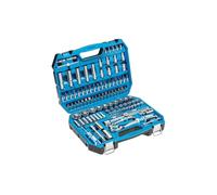 Högert Technik - Cassetta Attrezzi, Set Attrezzi, Valigetta Attrezzi, Kit Attrezzi, Chiavi a Bussola, Punte e Accessori, Acciaio Cr-V, Meccanismo a Cricchetto con 72 Denti - HT1R432, 112 Pezzi