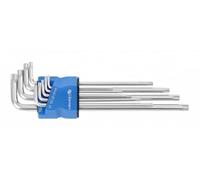 Högert Technik - Chiave Tamper-Torx, Extra Lunga, Torx Set, Set di Cacciaviti Torx, Set Torx, Set di Chiavi Torx Resistente alla Deformazione e all'Usura - 9 Pezzi