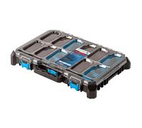 Högert Technik - Contenitore Basso HTM, 5 Tazze Funzionali, Cerniere in Metallo, Resistente ai Danni, Protezione da Umidità e Polvere, Struttura Modulare - HT7G507