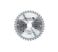 Högert Technik - Disco da taglio in metallo duro 185x24Tx30 - Adatto per il taglio di vari materiali in legno massiccio e legno