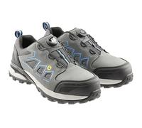 Högert Technik, Fulde Sicherheitsschuhe Lace System S3s SR FO ESD Grau/Blau 40, Scarpe Antinfortunistiche, Grigio Blu, EU