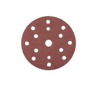 Högert Technik Heller HT8D132 - Disco abrasivo forato, per metallo, ø150 mm, #80, 5 pezzi