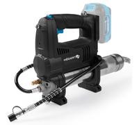 Högert Technik Ingrassatore a Batteria 18V, 680 Bar, 280 g/min, Pistola ingrassatrice con LED, velocità variabile, valvola di spurgo, Tracolla, per Officina, edilizia e Agricoltura