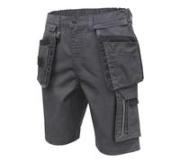 Högert Technik - LEMBERG Pantaloncini con Tasche Grigio Scuro 2XL (56) | Pantaloni Corti da Uomo | Pantaloni da Lavoro da Uomo | EN ISO 13688