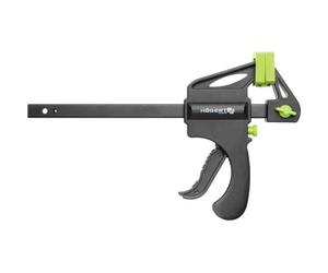 Högert Technik / Morsetto a sgancio rapido potente morsetto per il serraggio professionale di pezzi con una sola mano / morsetto con una sola mano 600 x 63 mm / HT3B939