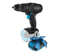 HÖGERT TECHNIK Perceuse-visseuse sans fil 18V, couple 50 Nm, mandrin Auto-Lock 13 mm, 21+1 réglages de couple, 2 vitesses, éclairage LED, engrenage métallique + PROMO batterie 2,0 Ah