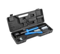 HÖGERT TECHNIK Pressa per cavi idraulica, 16 - 300 mm², 10 tonnellate, per cavi in rame e alluminio, testa rotabile, valigetta