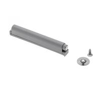 HÖGERT TECHNIK Push to Open - Smorzatore porta magnetico con adattatore, piastra adesiva e vite, grigio, da avvitare, per fronti mobili senza maniglie