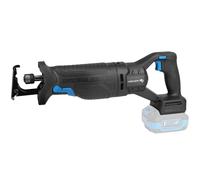 HÖGERT TECHNIK Sega a gattuccio a batteria 18V, motore brushless, senza fili, 0-3000 giri/min, corsa lama 28 mm, cambio lama senza attrezzi, ingranaggi in metallo, impugnatura antivibrazione