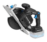 HÖGERT TECHNIK Sega circolare a batteria 18 V, motore brushless, senza fili, 0-5000 giri/min, diametro disco 165 mm, impostazioni senza attrezzi, LED, senza batteria, protezione in alluminio, ideale