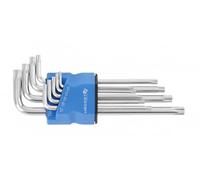 Högert Technik - Set Chiavi Torx, Kit Chiave Torx, Misure da T10 a T50, Set Torx, Realizzato in Acciaio Legato S2, Set di Chiavi Torx Resistente alla Deformazione e all'Usura - 9 Pezzi