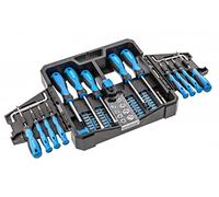 Högert Technik Set di 63 cacciaviti e punte in lega di acciaio S2 di alta qualità, HT1S105