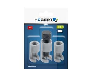 HÖGERT TECHNIK - Set di morsetti per tubi metallici, morsetti per tubazioni, morsetti per tubi, pinze per tubi dei freni e tubi del carburante, 3 utensili in alluminio