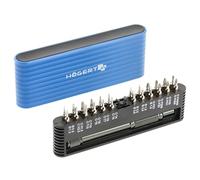 Högert Technik - Set di punte per cacciavite | Set di 25 punte per cacciavite incluso un adattatore | acciaio CrV | Set di punte per viti per lavori di scansione