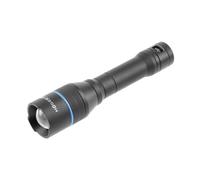 Högert Technik Torcia a LED HT1E415, 2000 lumen, IPX7 impermeabile, con funzione Powerbank, batteria da 4500 mAh, 4 modalità, lampada tattica per campeggio all'aperto, colore nero