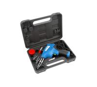 HÖGERT TECHNIK Transformer Soldering Iron, 200 W, 3 livelli di temperatura, Fast Heating, LED Light, Ergonomic Handle, Includes Accessories & Carry Case