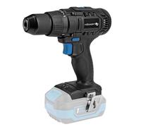 HÖGERT TECHNIK Trapano avvitatore a batteria 18V, coppia 50 Nm, mandrino Auto-Lock 13 mm, 21+1 livelli di coppia, 2 velocità, luce LED, senza batteria, ingranaggi in metallo