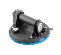 HÖGERT TECHNIK - Ventosa a batteria da 200 mm con manometro, aspirapolvere a batteria Heavy Duty, carico: 150 kg, la ventosa viene utilizzata per il trasporto di vetrate, oggetti lisci e piastrelle in