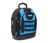 Högert Technik, Zaino resistente con organizer rimovibile, poliestere 600D, ampio sistema di tasche, 8 tasche aperte, nero, blu