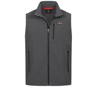 Höhenhorn Allalin - Gilet da uomo in Softshell per jogging all'aperto, grigio, XL