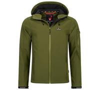 Höhenhorn Altus Giacca softshell da uomo, per esterni, funzionale, per il tempo libero, impermeabile, traspirante, calda, con fodera interna in micropile, verde, M