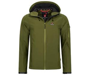 Höhenhorn Altus Giacca softshell da uomo, per esterni, funzionale, per il tempo libero, impermeabile, traspirante, calda, con fodera interna in micropile, verde, S