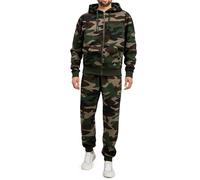Höhenhorn Cozalp - Tuta da jogging da uomo, Verde mimetico, XXL