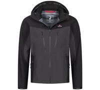 Höhenhorn Thabor Pro - Giacca da uomo Futureshell, traspirante, impermeabile e traspirante, nero/grigio, XL