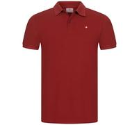 Höhenhorn Waliss Polo da uomo Polohemd a taglio regolare Comodo polo in cotone di alta qualità Elegante alla moda, rosso vivo, M