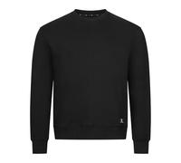 Höhenhorn Wallster - Felpa da uomo girocollo modello pullover in cotone, Nero / puro piacere, 4XL