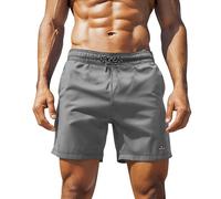 Höhenhorn Wellenmaster - Costume da bagno da uomo, ad asciugatura rapida, grigio., L