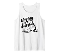 Hoeing Aint Easy Retro Canotta