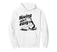 Hoeing Aint Easy Retro Felpa con Cappuccio