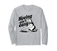 Hoeing Aint Easy Retro Maglia a Manica
