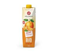 Höllinger Arancia Bio 1000 ml, 100% succo d'arancia con vitamina C naturale, senza zuccheri aggiunti, da agricoltura biologica, vegan